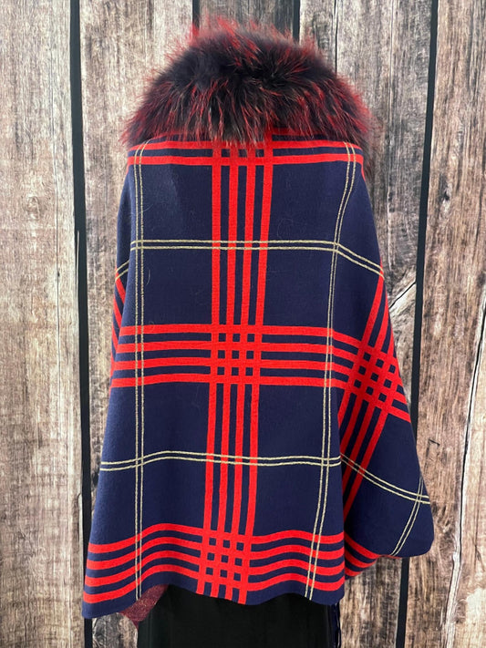 Oolala - Plaid Print Cardigan