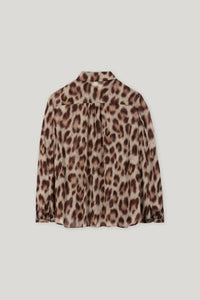 Luisa Cerano - Animal Print Shirt Blouse