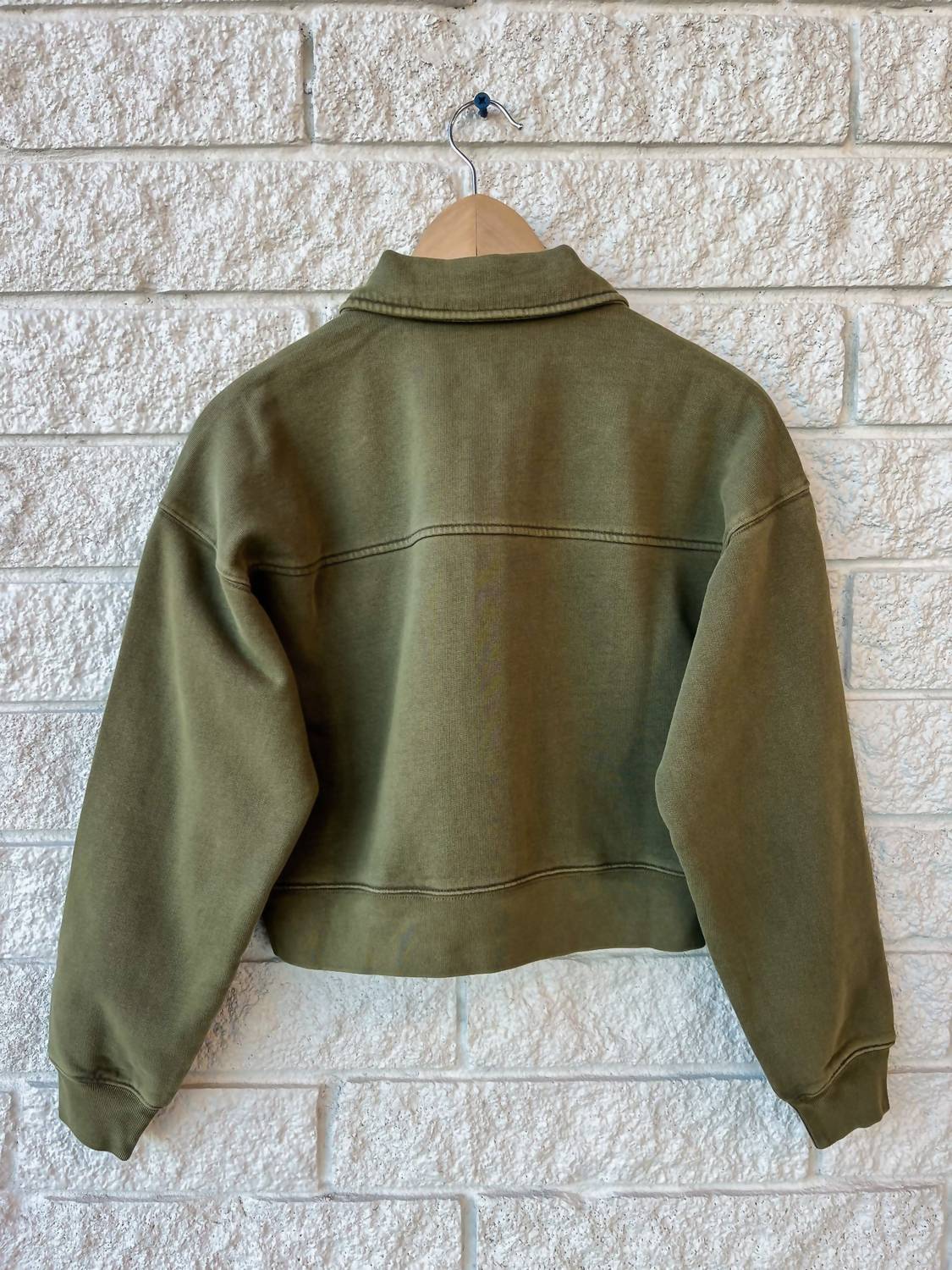 Frame - Polo Henley Sweatshirt