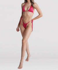 inBodi Swim The Islamorada Triangle Top in pink - women's swimwear