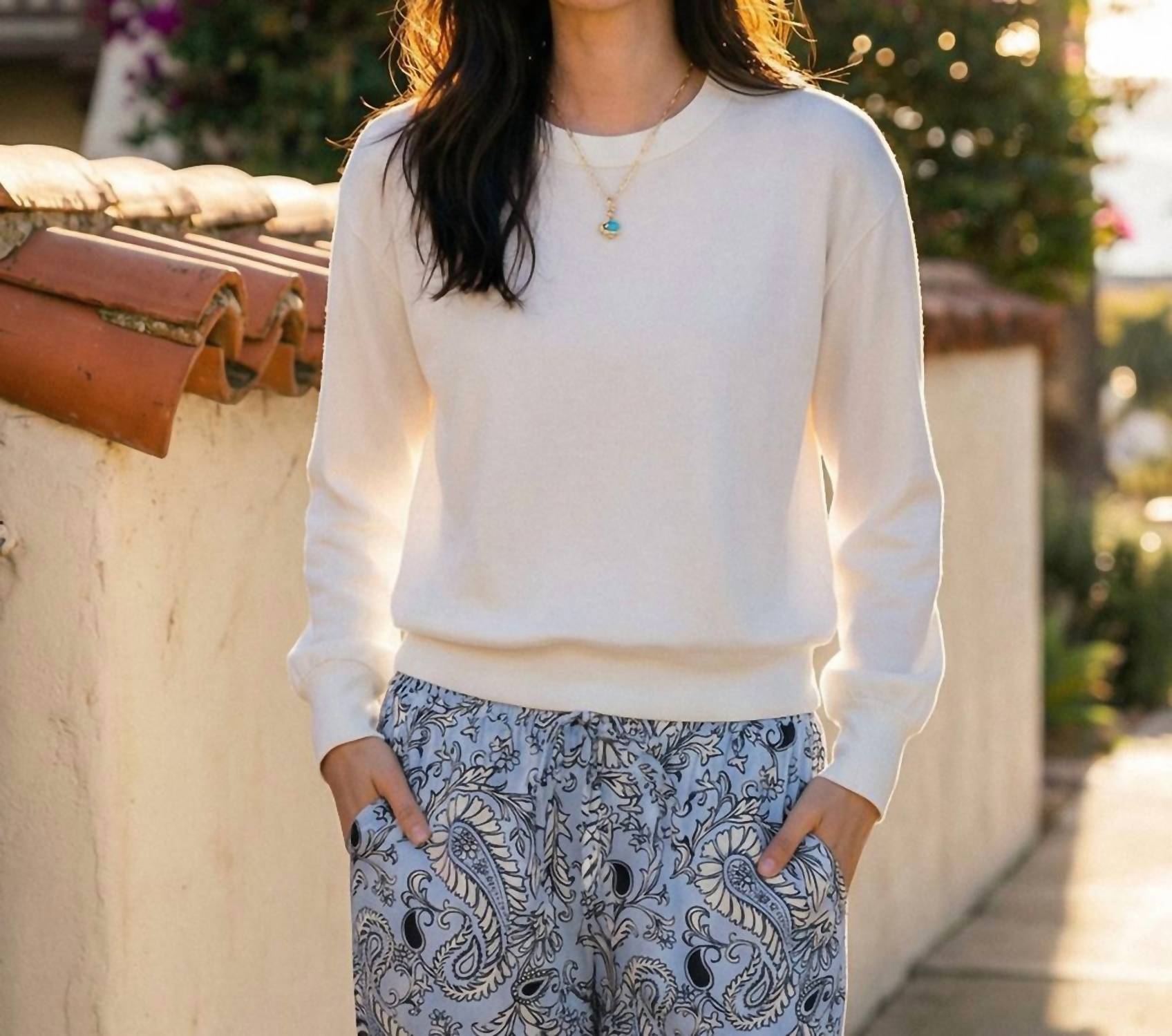 Karen Kane - Long Sleeve Ribbed Top