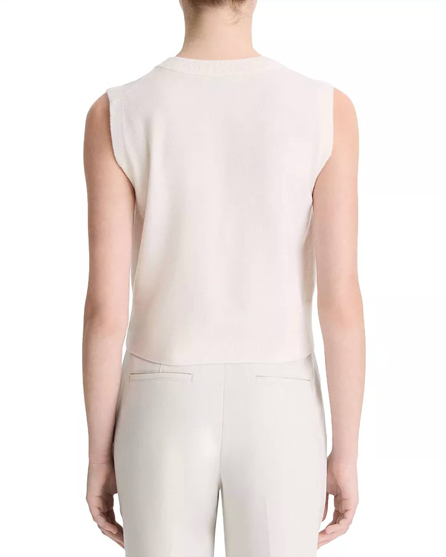 Vince - Henley Sleeveless Sweater