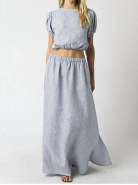 Olivaceous - Aleah Linen Top