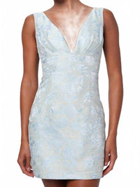 Lulus - Camilla Floral Brocade Mini Dress