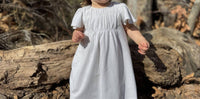 VIGNETTE Kid's Emery Dress in ivory - kids' dress - detail view