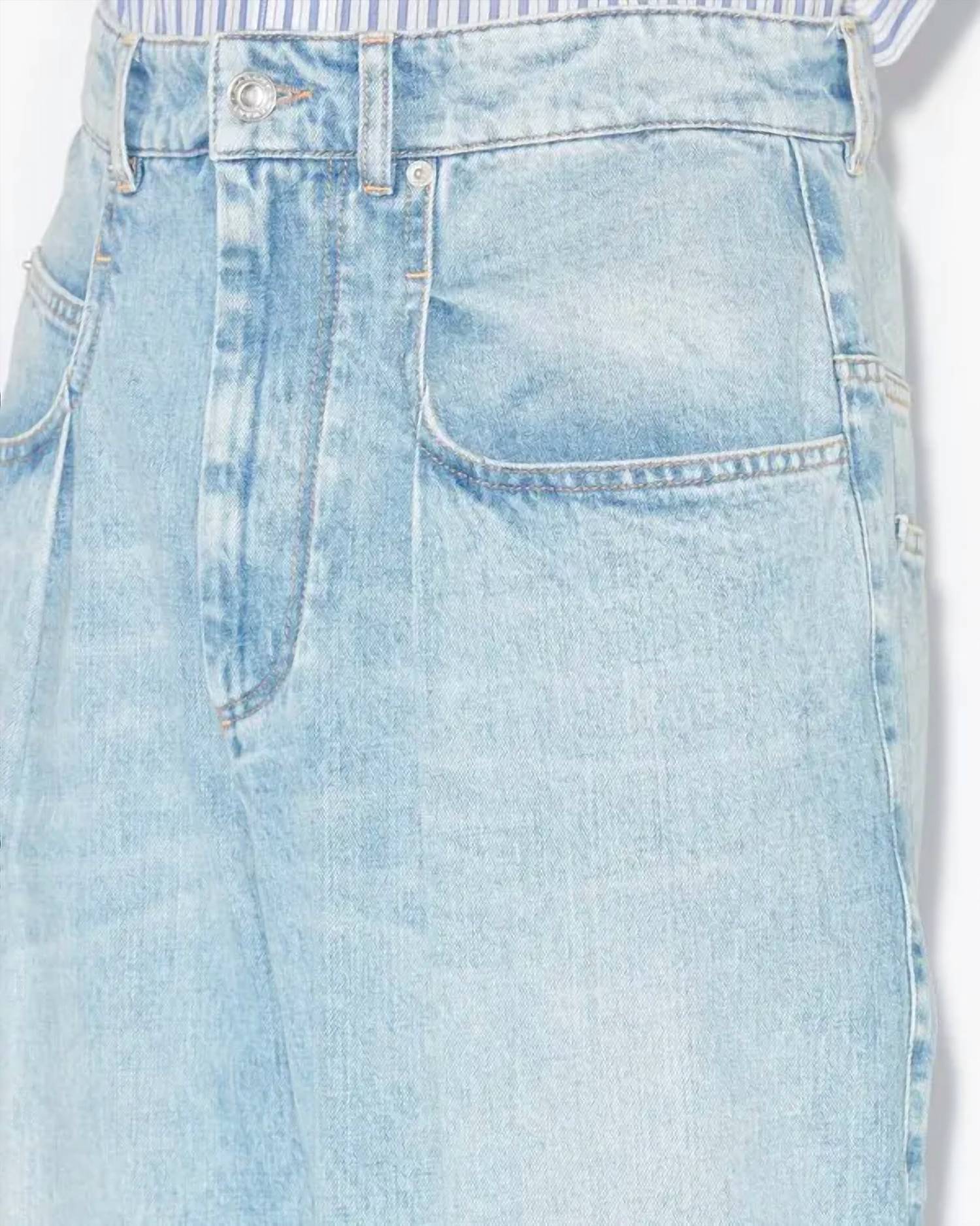 Isabel Marant - Janael High Rise Loose Fit Jeans