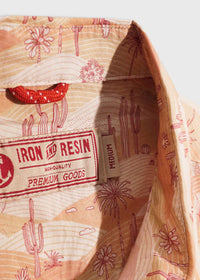 Iron & Resin Men's Desert Dreams Shirt in orange - men's t-shirt - alternate view