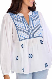 Mudpie - Margeaux Embellished Top