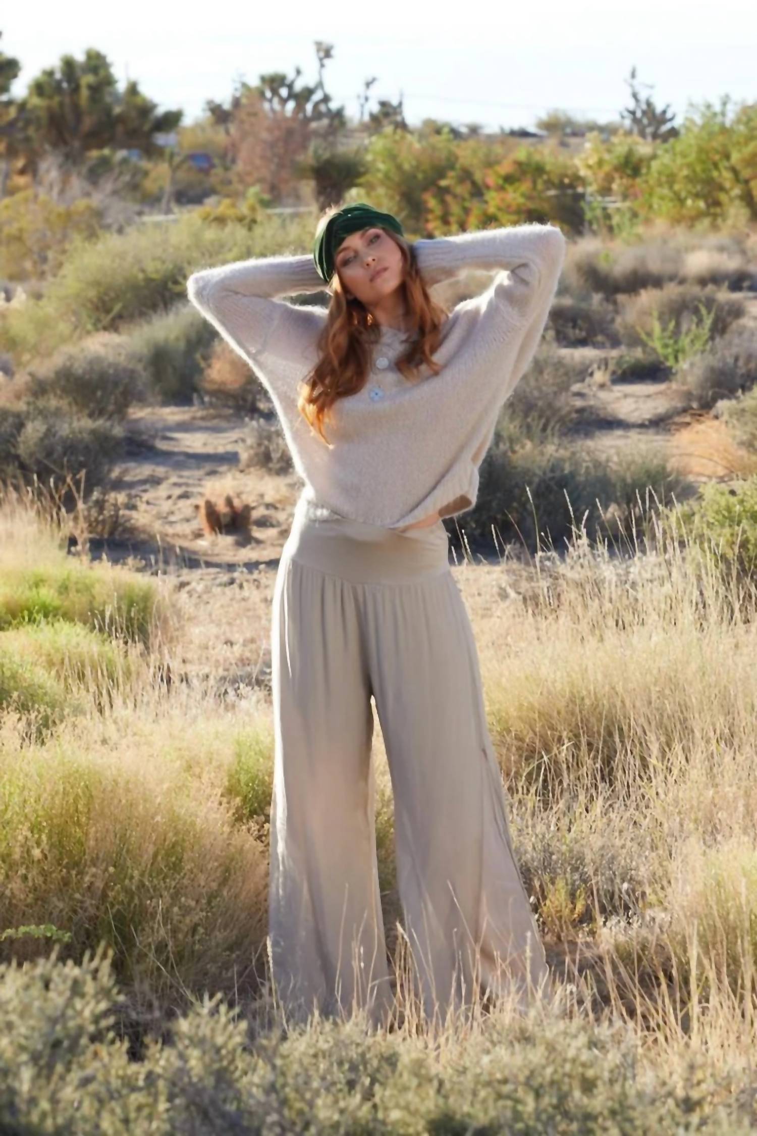 Scandal Italy - Lau Flowy Silk Pants