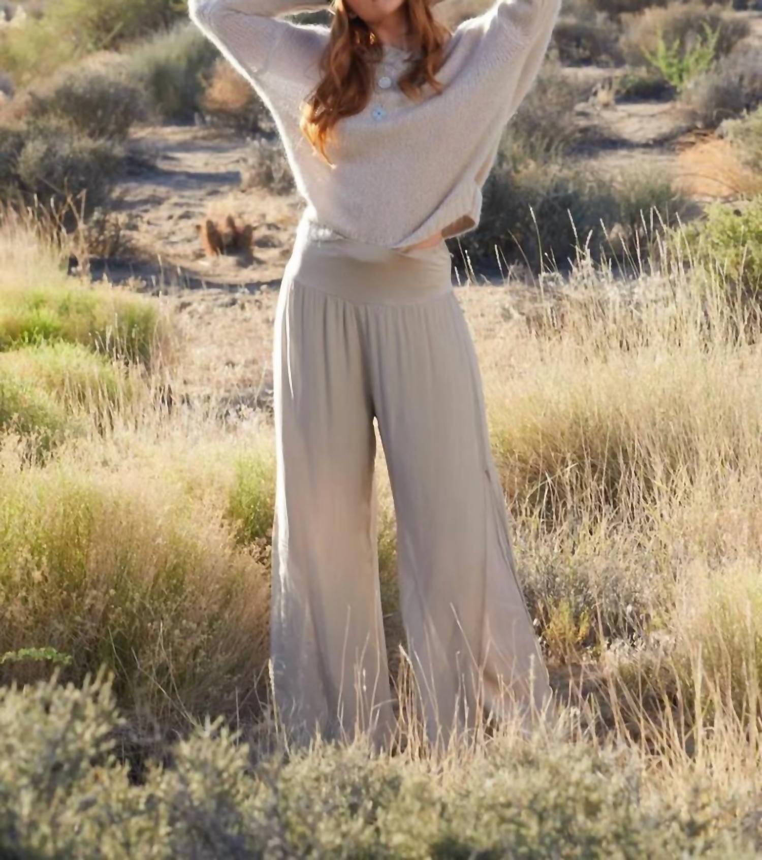 Scandal Italy - Lau Flowy Silk Pants