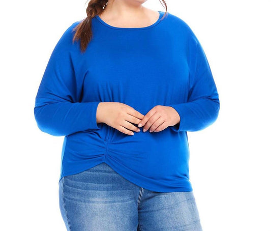 Karen Kane - Long Sleeve Pick Up Top - Plus Size