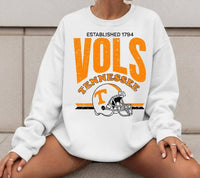 Livylu - Vols Established Date Helmet Thrifted Sweatshirt