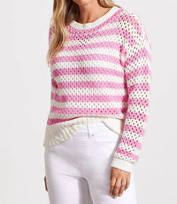 Tribal - Fana Cotton Boat Neck Sweater