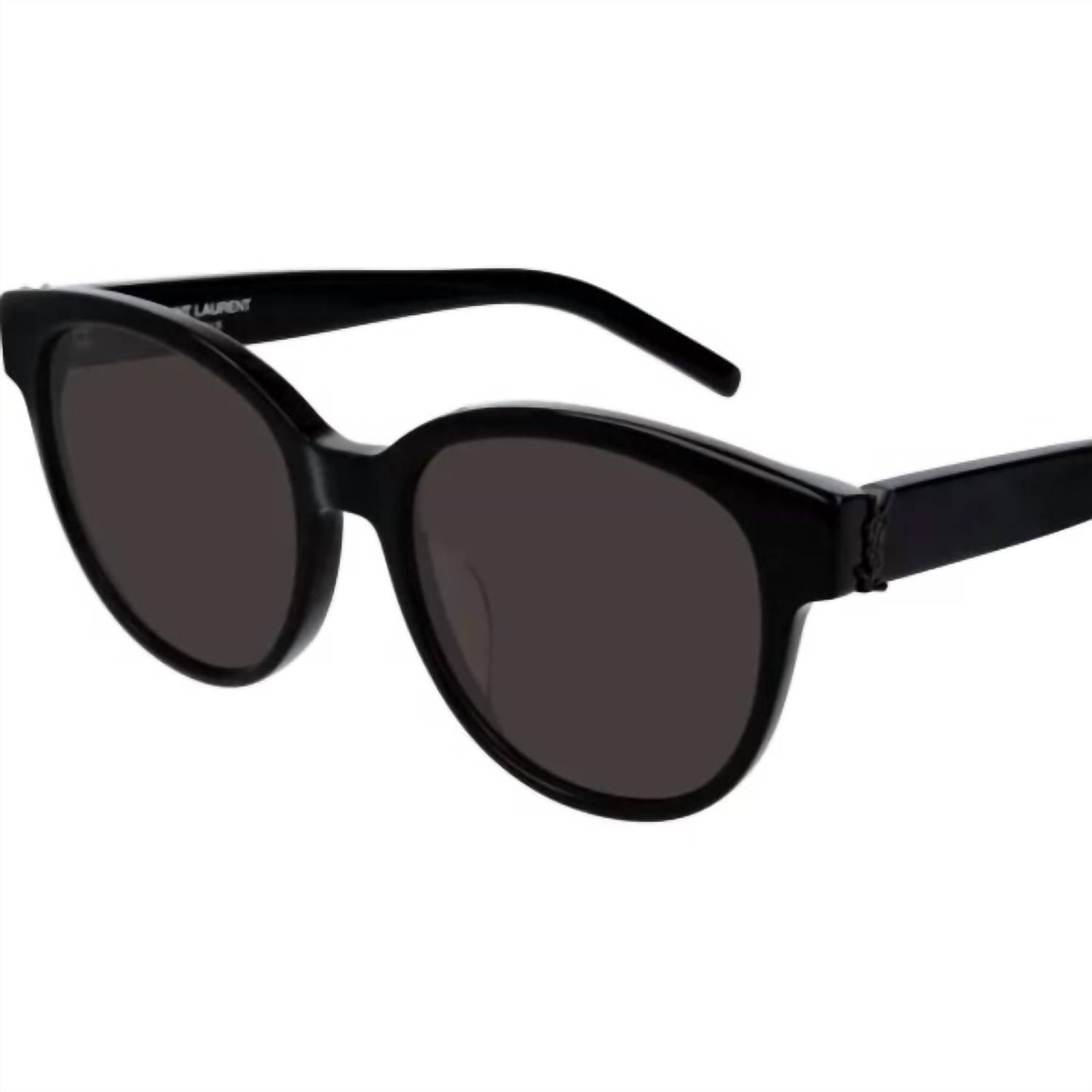 SAINT LAURENT Women's Sl M29/f 001 Monogram Sunglasses in black - women's accessory