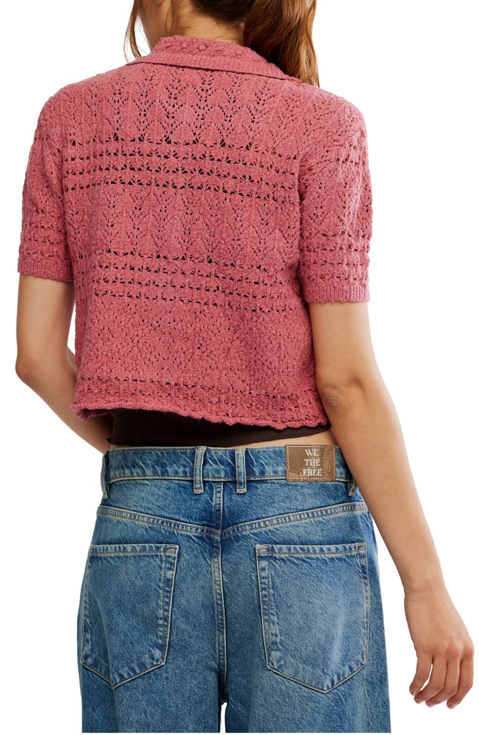 Free People - Daylight Collared Short Sleeve Cardigan