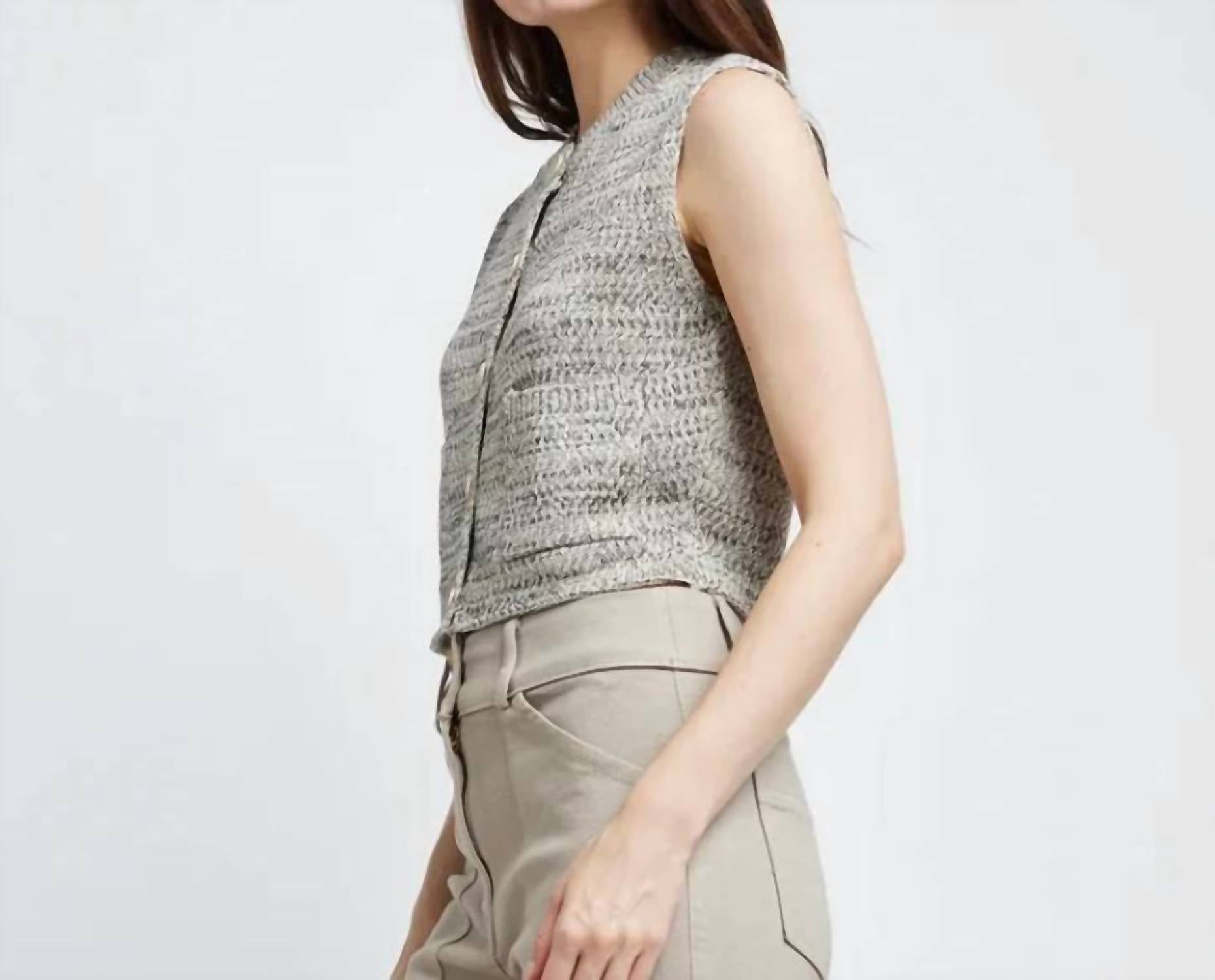 Self Contrast - ADALINE SWEATER VEST