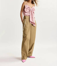 Essentiel Antwerp - Jogs Large Bow Babydoll Top