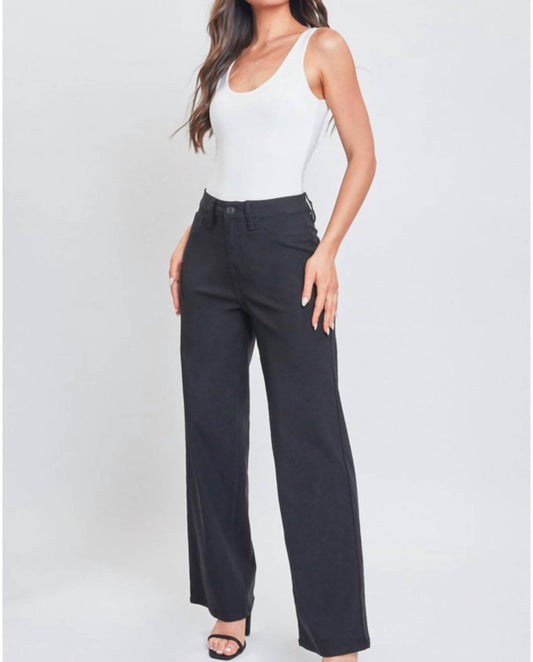Ymi - Aarhus Hyper Stretch High Waisted Wide Leg Jeans