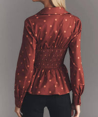 Hutch - Barber Polka Dot Top