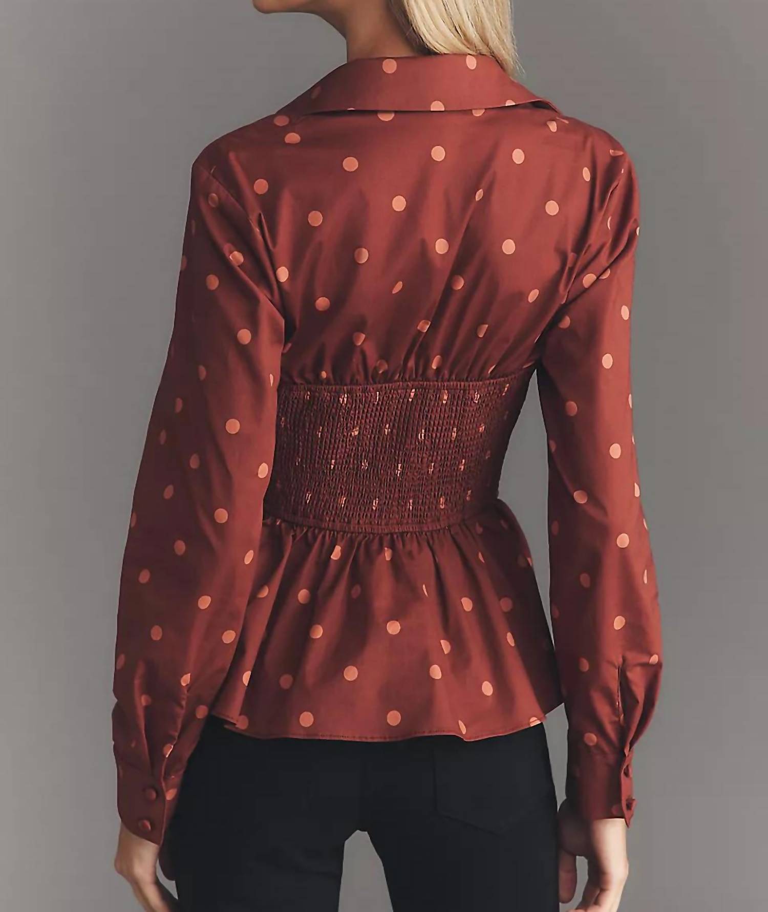 Hutch - Barber Polka Dot Top