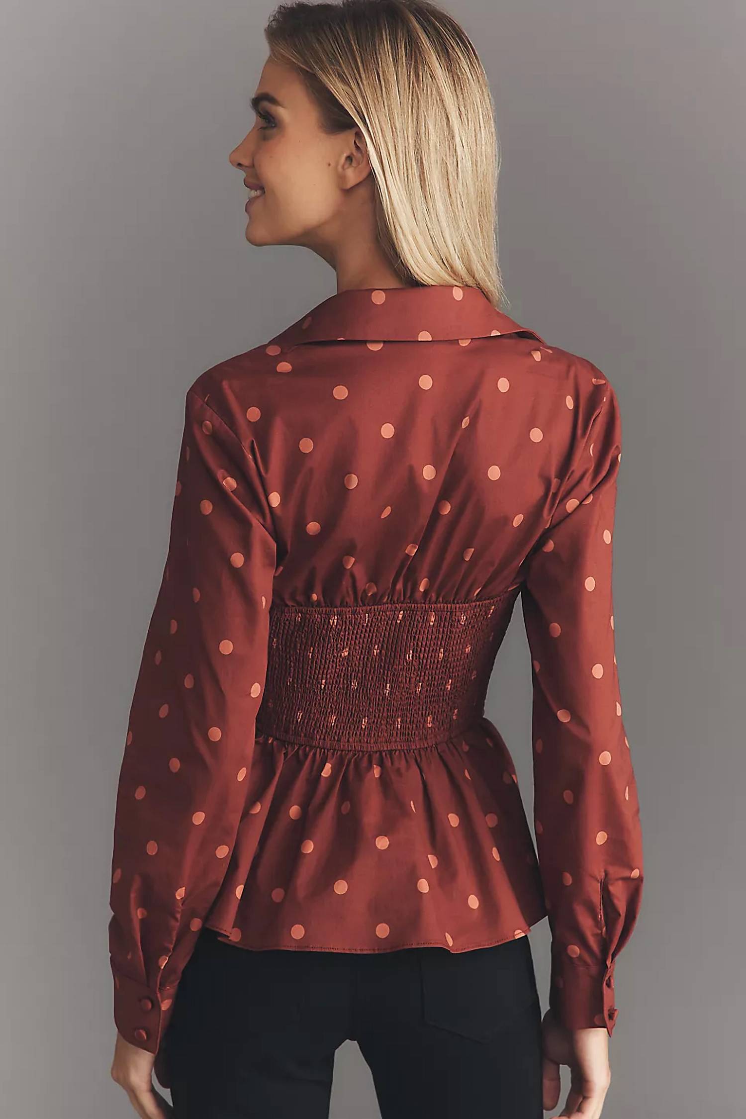 Hutch - Barber Polka Dot Top