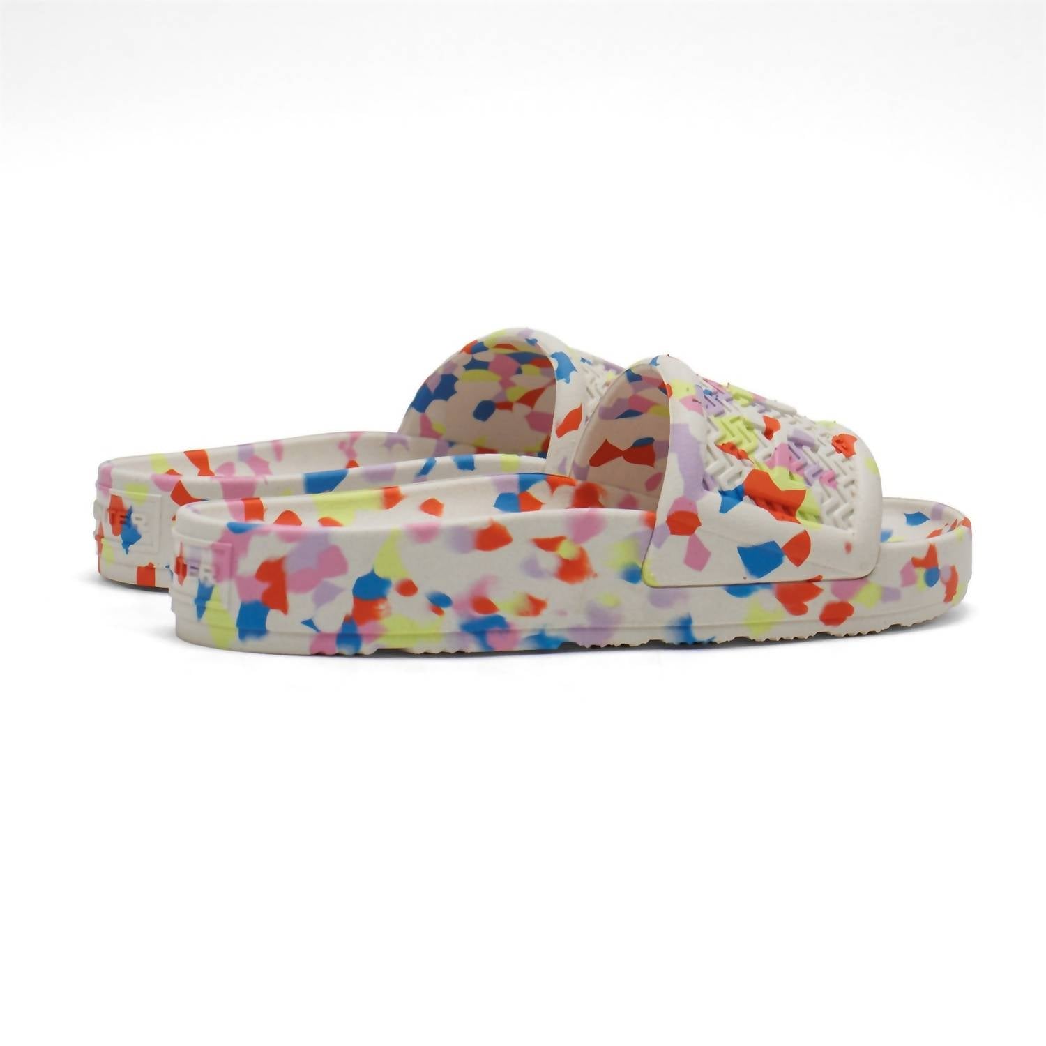 Hunter - Women's Original Marble Lightweight Moulded Sliders Sandals