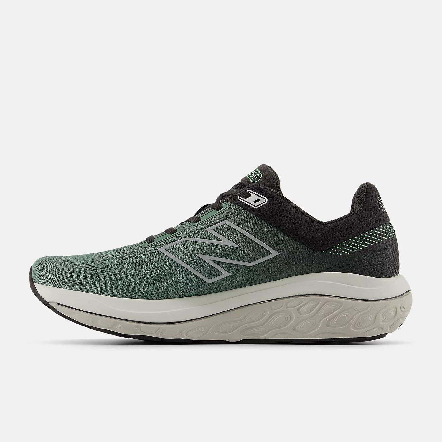 New Balance Men's Fresh Foam X 860v14 Running Shoes in dark juniper black cement grey matter - men's shoe - view 4
