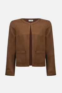 Joseph Ribkoff - Scuba Suede Straight Jacket