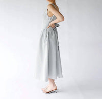 Astr - Yinya Plaid Bow-back Midi Dress