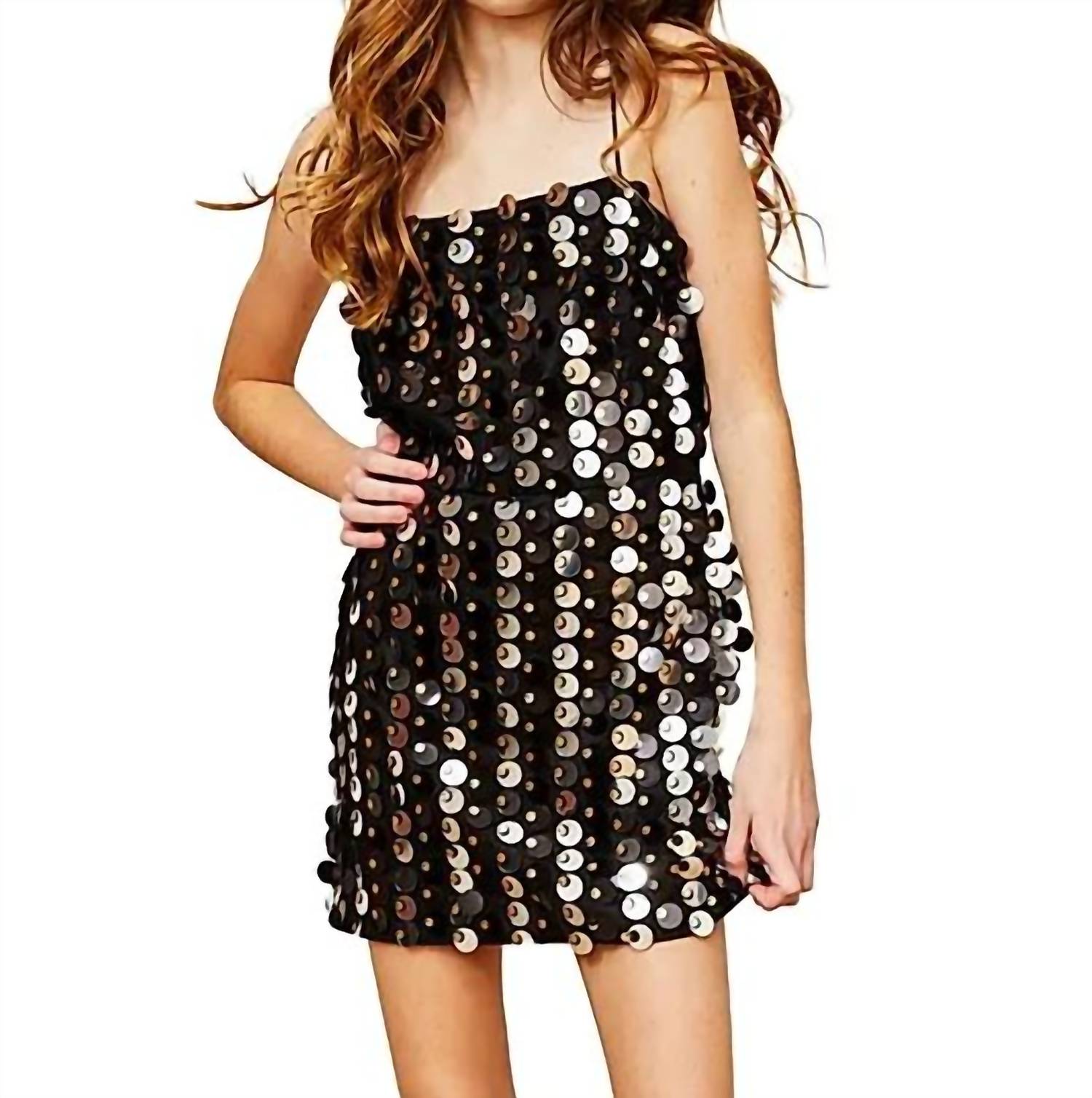 Theme - Girl's Davie Disco Sequin Dress