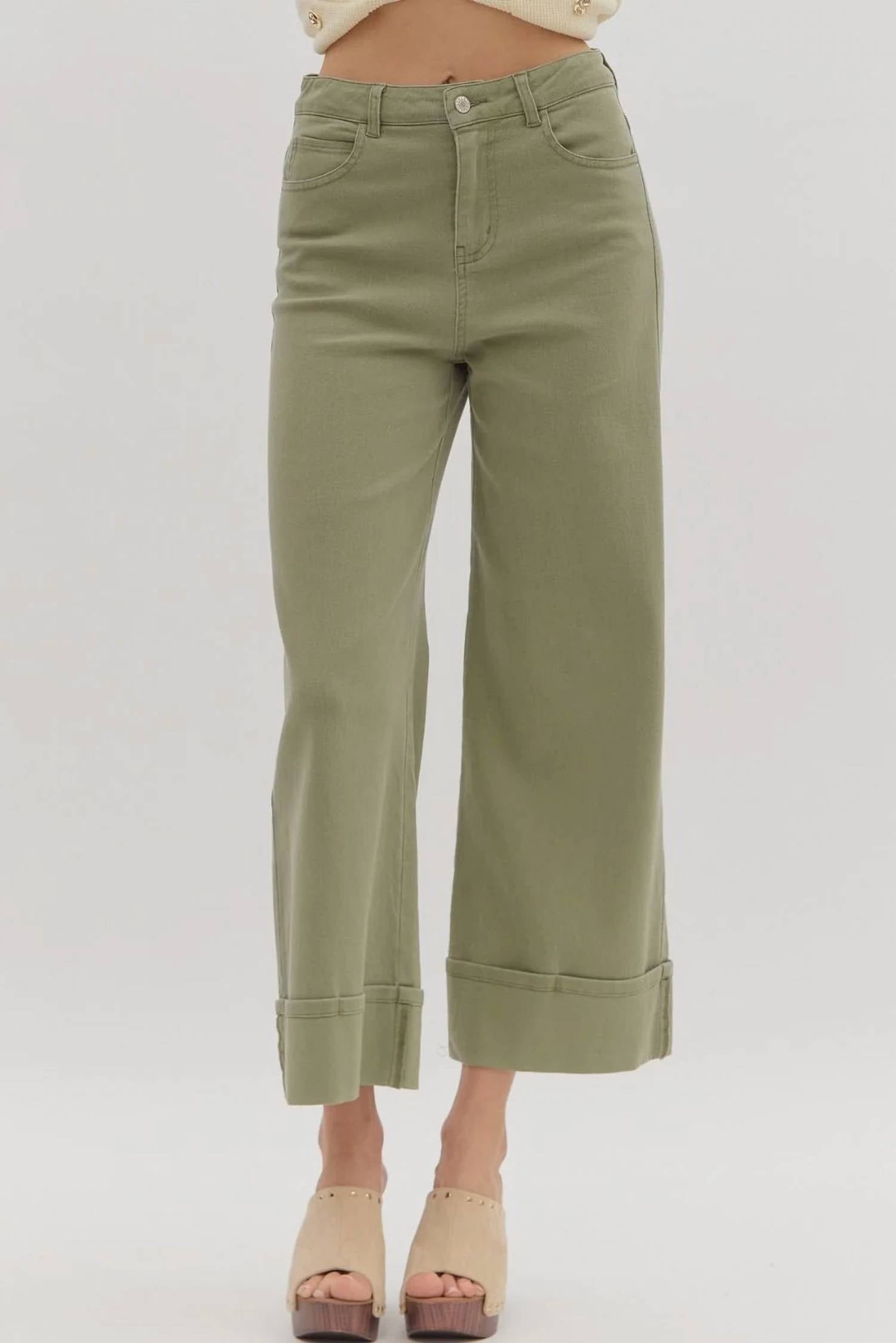 Entro - Women's Chandi Cuffed Ankle Pants