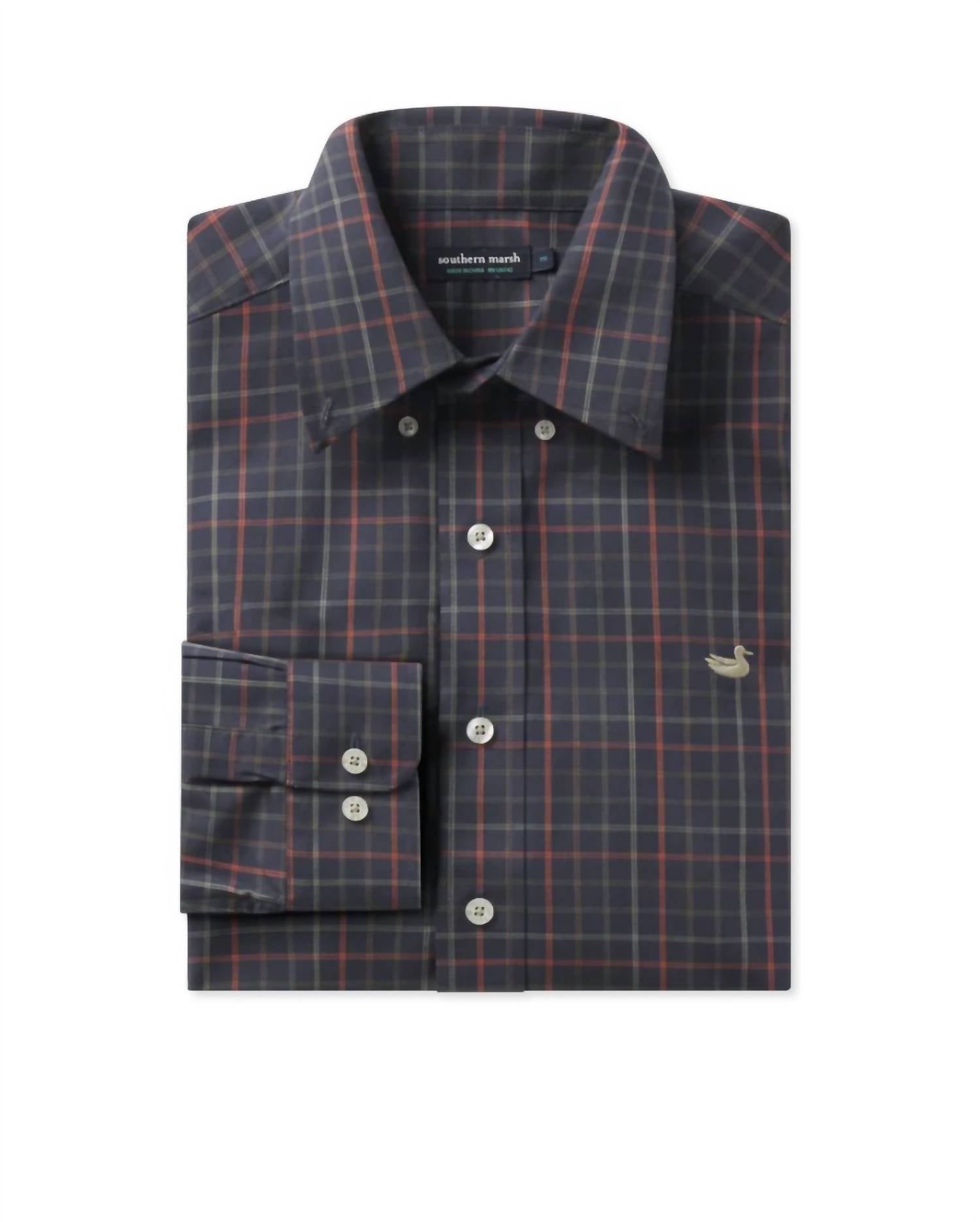 Southern Marsh - Chateau Windowpane Shirt