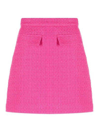 Msgm - High-rise Tweed Skirt