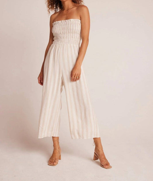 Bella Dahl - Smocked Strapless Jumpsuit