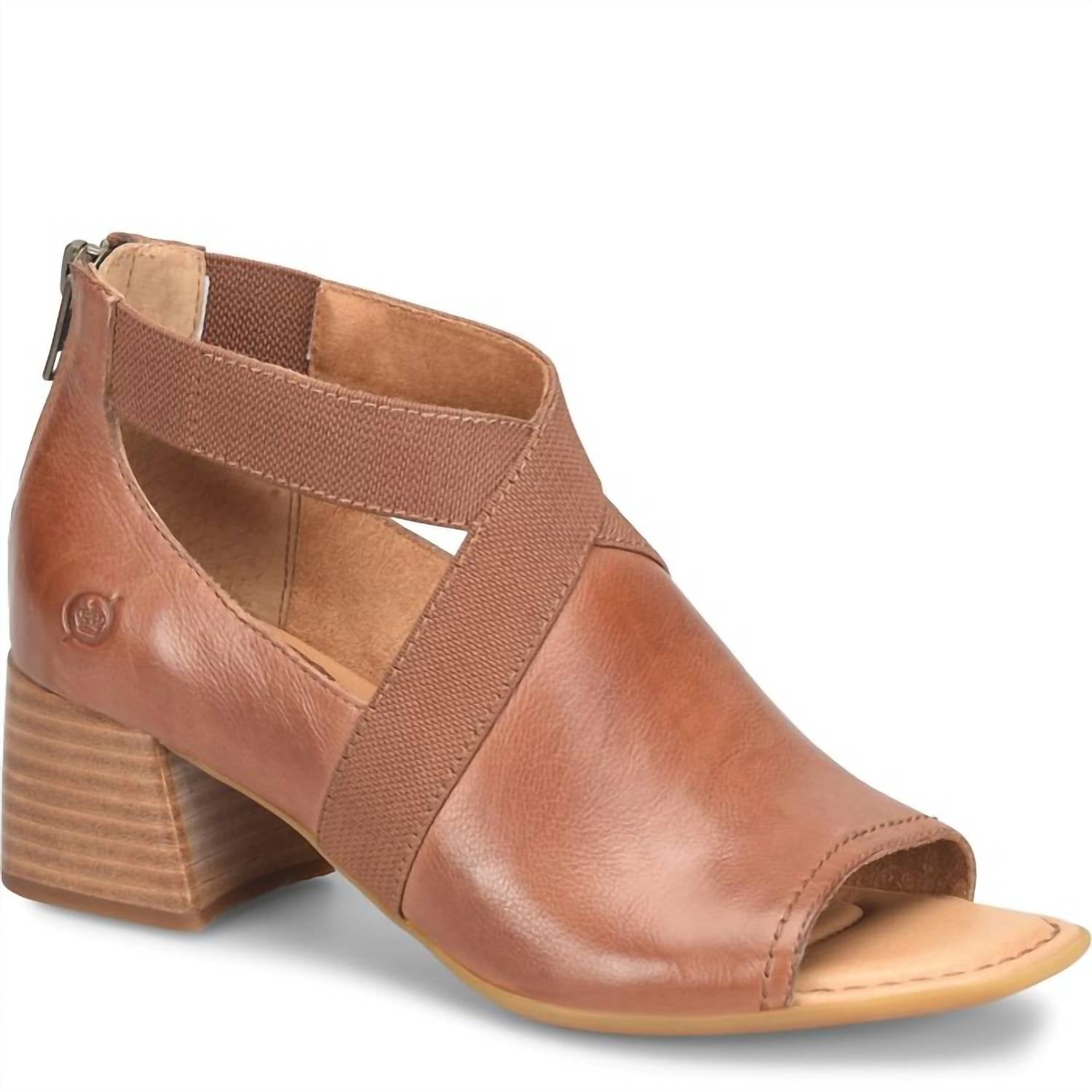 Born Women's Searing Stretch Elastic Shooties in brown - women's sandal