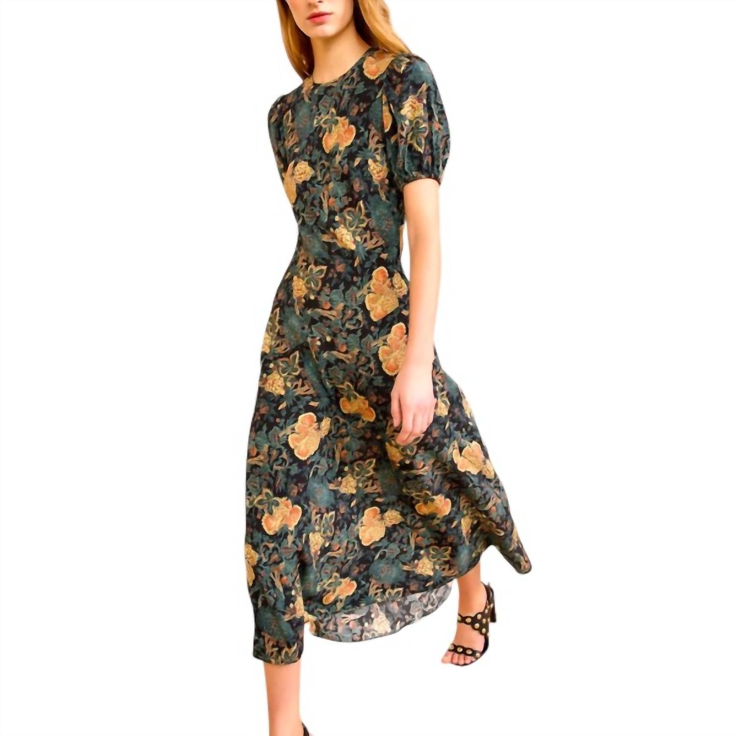 Ulla Johnson - Ines Puff Sleeve Midi Dress