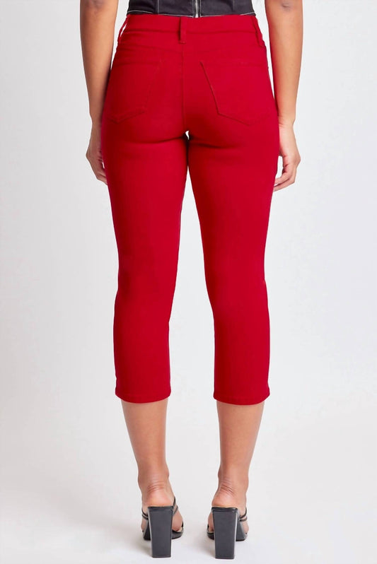 Ymi - Women's Hyperstretch Pull On Capri Pant