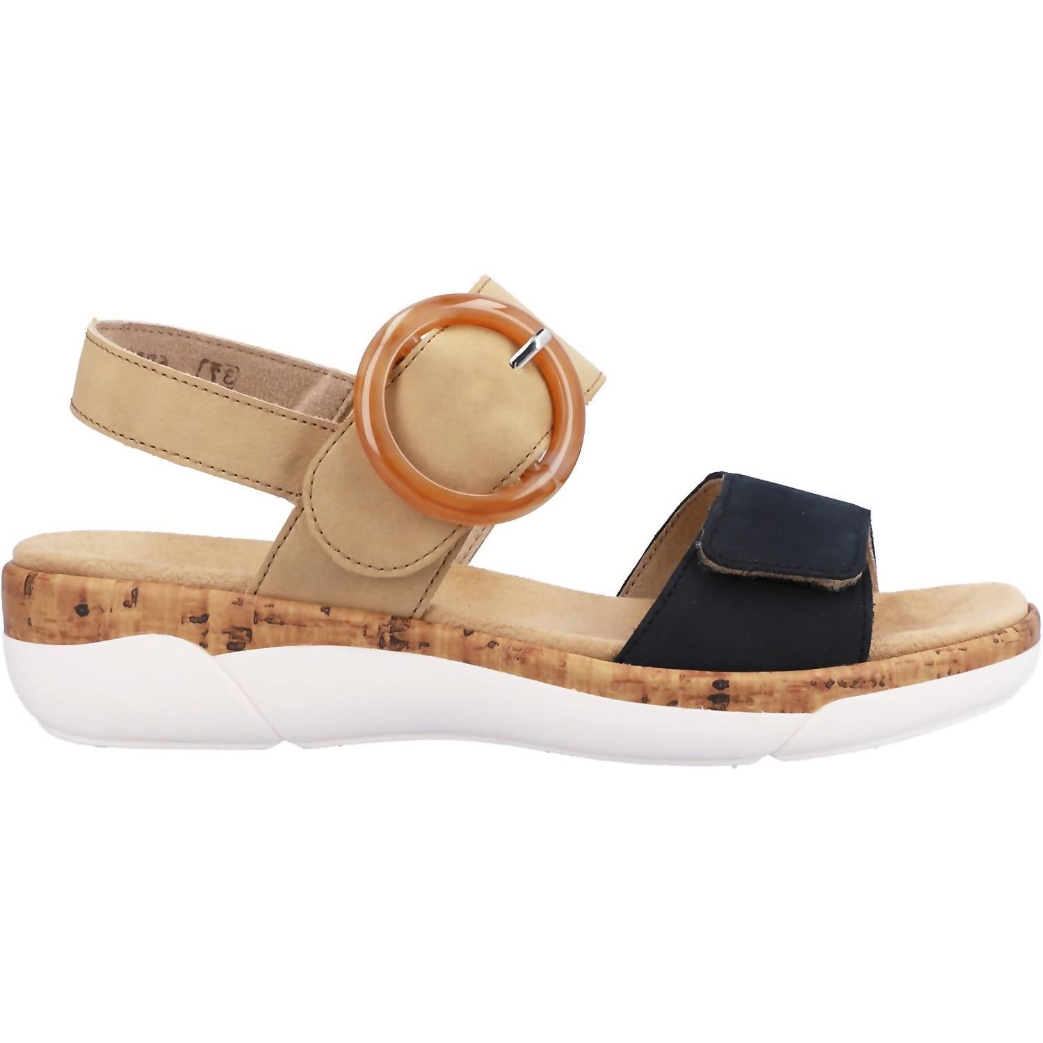 Remonte - Women's Jocelyn 53 Nubuck Leather Wedge Sandal
