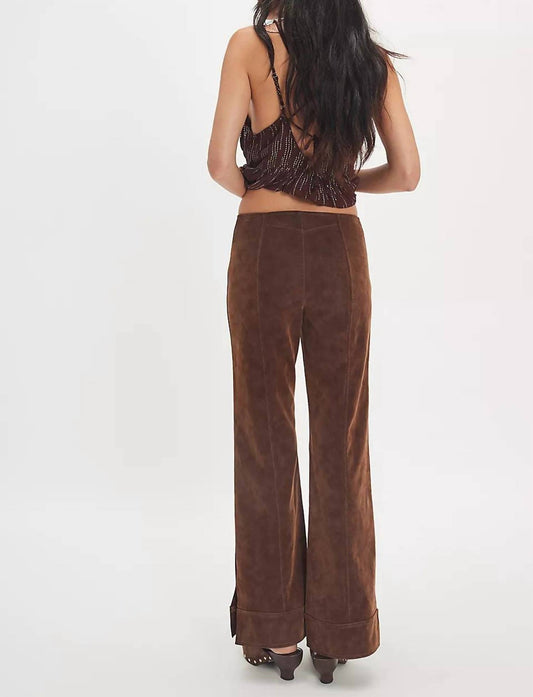 Free People - Glow Up Vegan Suede Pants