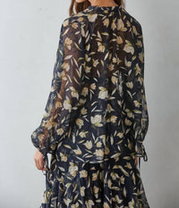 By Together - Aether Bloom Ruffle Flow Long Sleeve Top