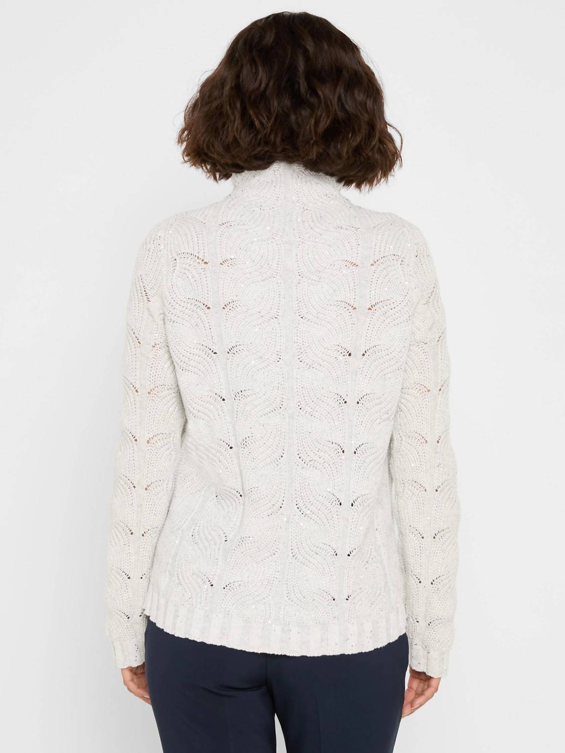Nic + Zoe - Cable Sparkle Sweater