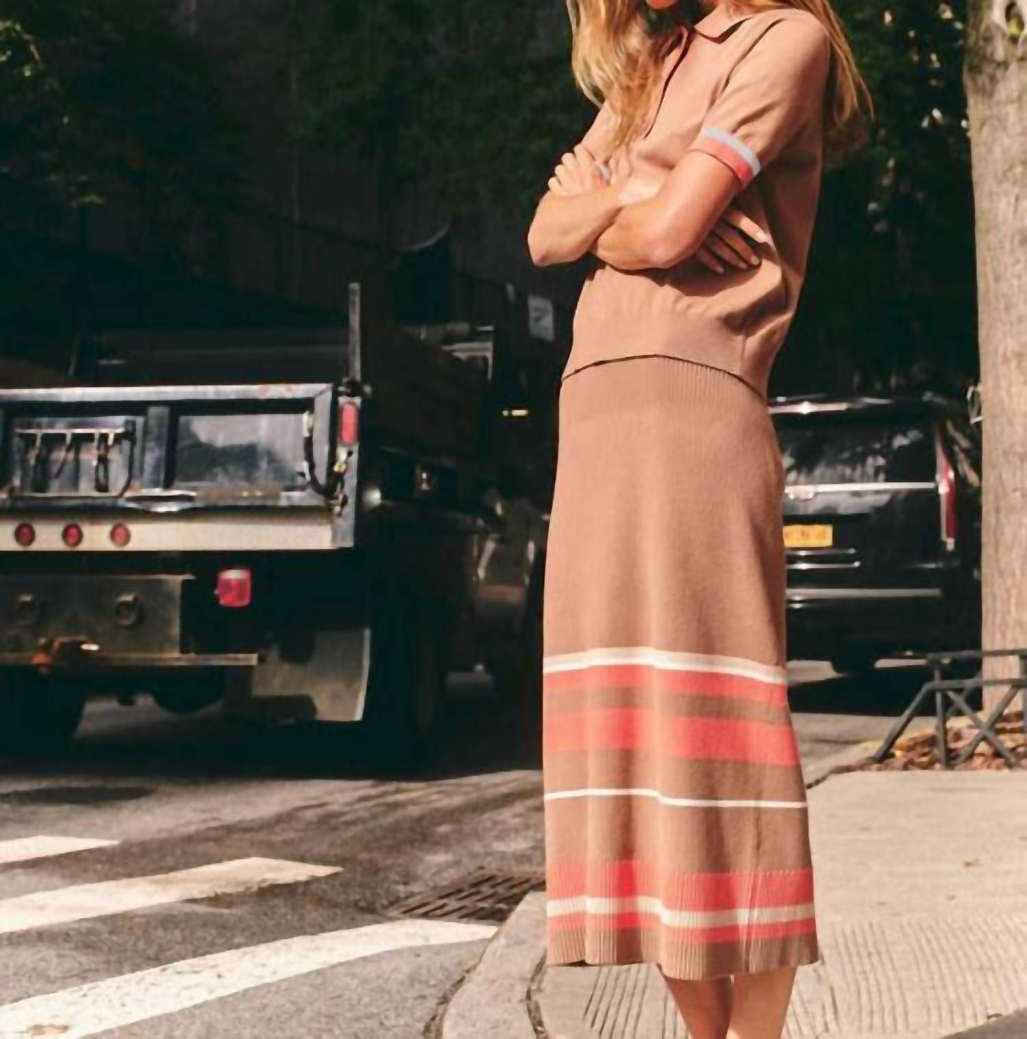 Cartolina Nantucket - Avril Midi Skirt