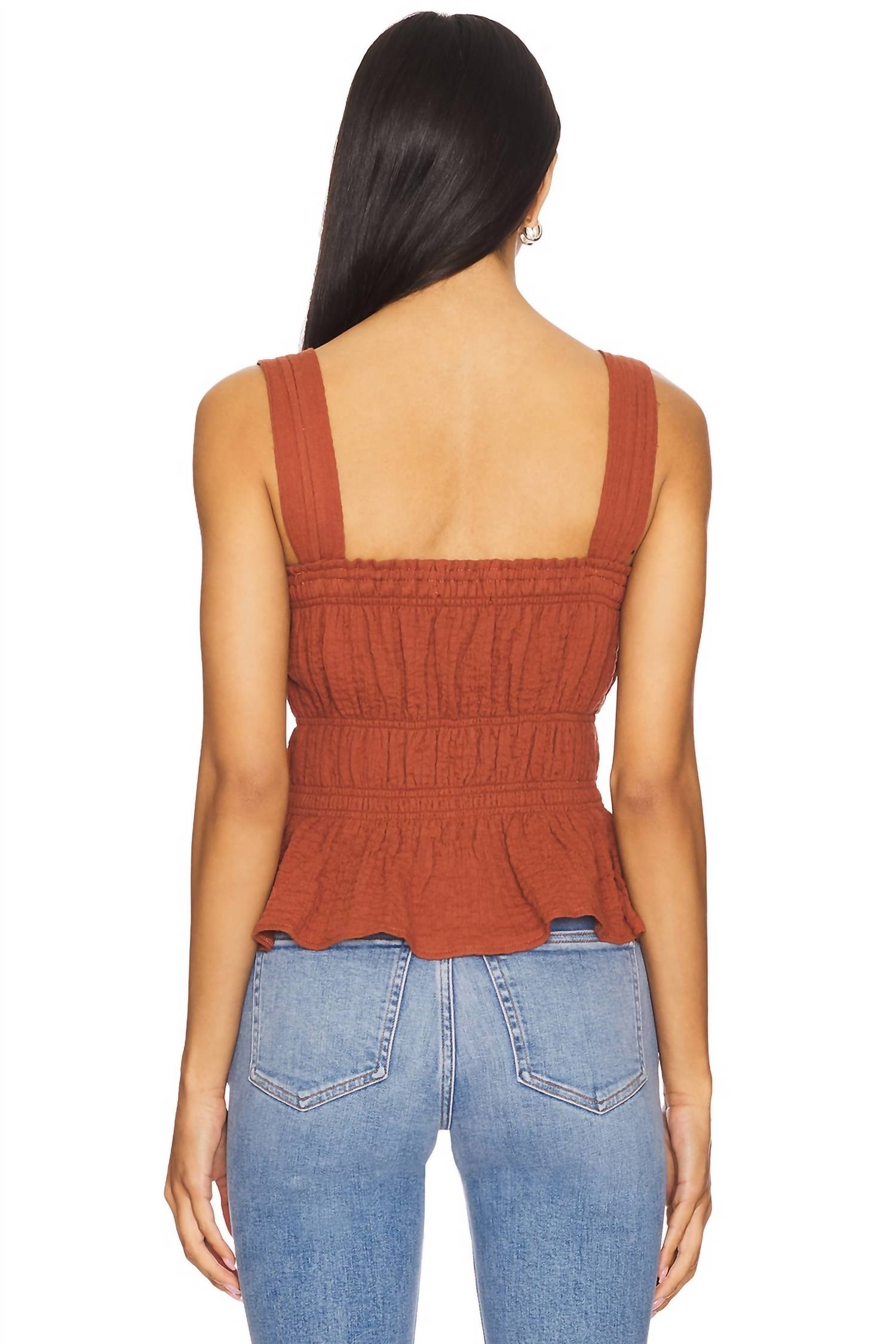 STEVE MADDEN Gabrielle Sleeveless Top - women's blouse - alternate view