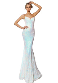 Portia&Scarlett - LONG STRAPLESS MERMAID PROM DRESS