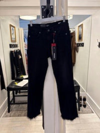 CAMBIO Women's Paris Easy Kick Pant in cozy fringe - women's pants - detail view