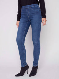 Charlie B - Denim Pull-on Pants