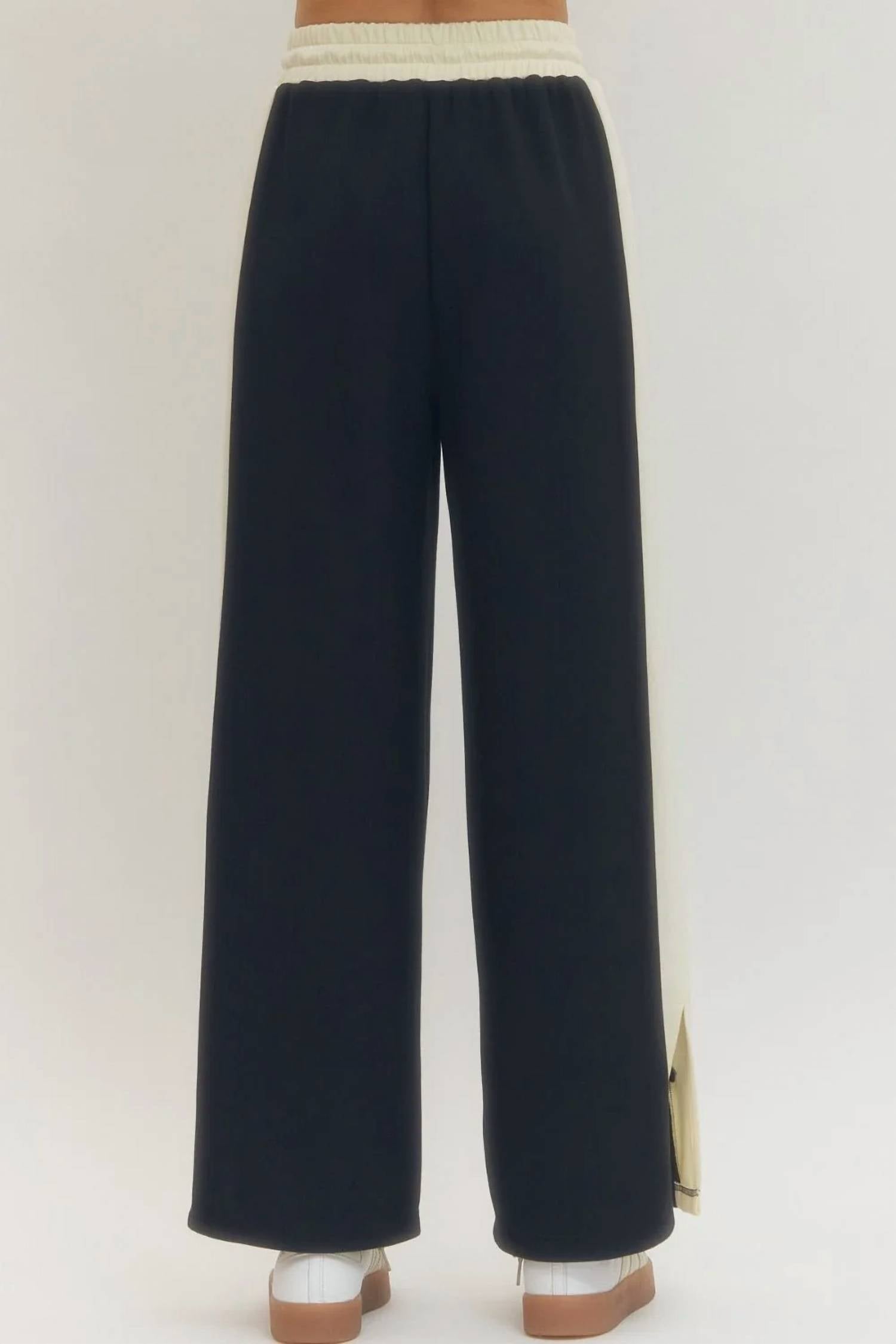 Entro - Casual Knockout Wide Leg Pants