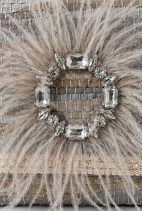 Elektra'S Workshop - Women's Ostrich Feather Shoulder Bag