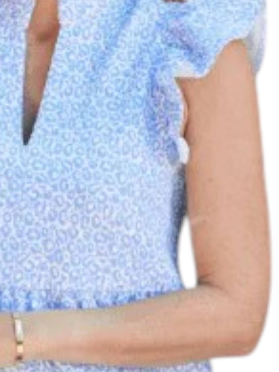 Sail To Sable - Animal Print Flutter Sleeve Dress
