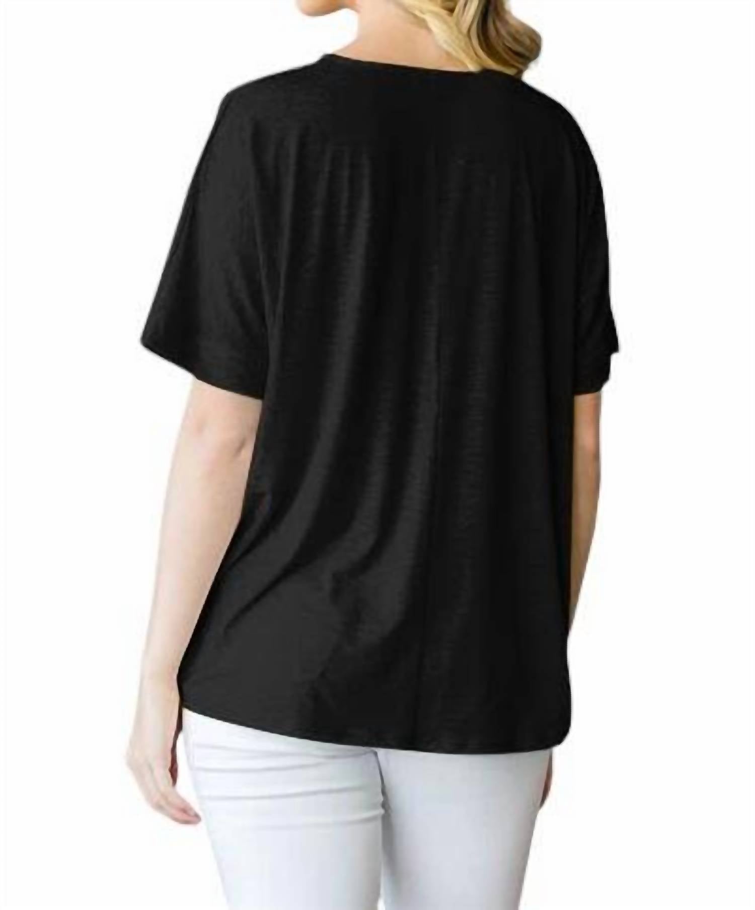 Heimish Usa - Short Sleeve V Neck Tee